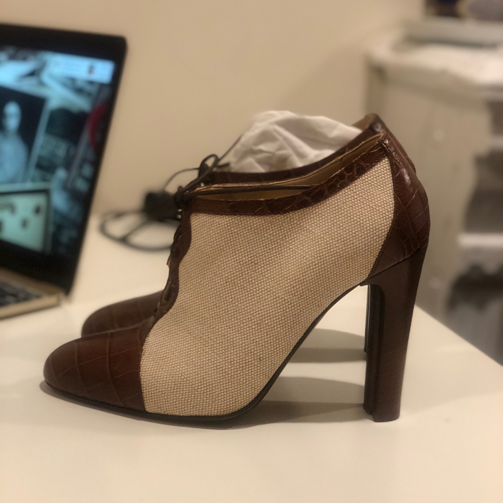 CO shoes, brand new, canvas and leather, size 6(36)